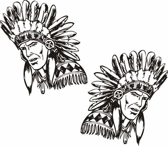 Picture of Indian panel  Stickers / Decals