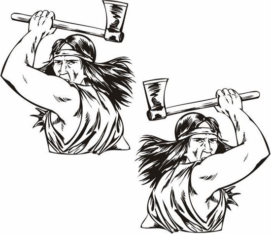 Picture of Indian panel  Stickers / Decals