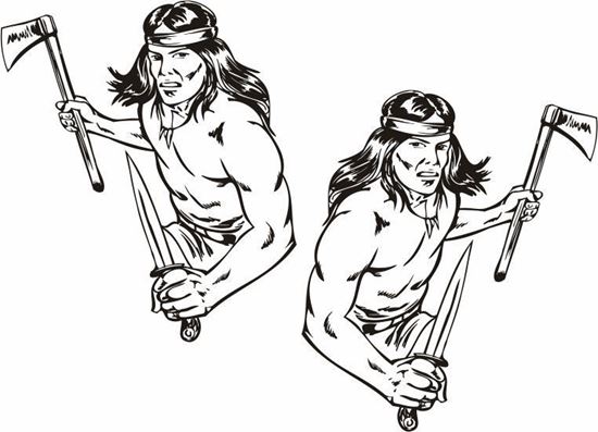 Picture of Indian panel  Stickers / Decals