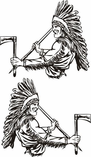 Picture of Indian panel  Stickers / Decals