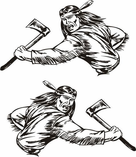 Picture of Indian panel  Stickers / Decals