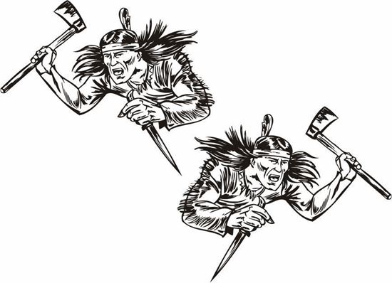 Picture of Indian panel  Stickers / Decals
