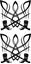 Picture of Indian Pipe Tribal  panel  Stickers / Decals