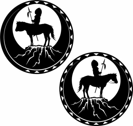 Picture of Indian logo panel Stickers / Decals