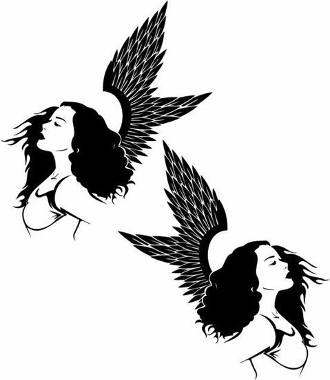 Picture of Girl panel Stickers / Decals
