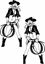 Picture of Girl panel Stickers / Decals