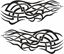 Picture of Tribal Flames panel Stickers / Decals