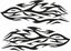 Picture of Tribal Flames panel Stickers / Decals