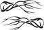 Picture of Tribal Flames panel Stickers / Decals