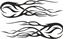 Picture of Tribal Flames panel Stickers / Decals