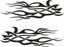 Picture of Tribal Flames panel Stickers / Decals
