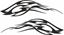 Picture of Tribal Flames panel Stickers / Decals
