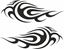 Picture of Tribal Flames panel Stickers / Decals