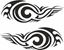 Picture of Tribal Flames panel Stickers / Decals