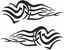 Picture of Tribal Flames panel Stickers / Decals - copy