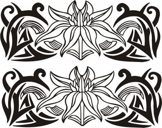 Picture of Tribal Design panel Stickers / Decals