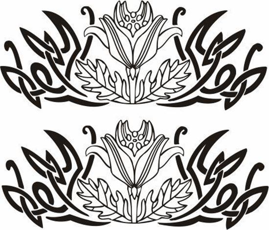 Picture of Tribal Design panel Stickers / Decals
