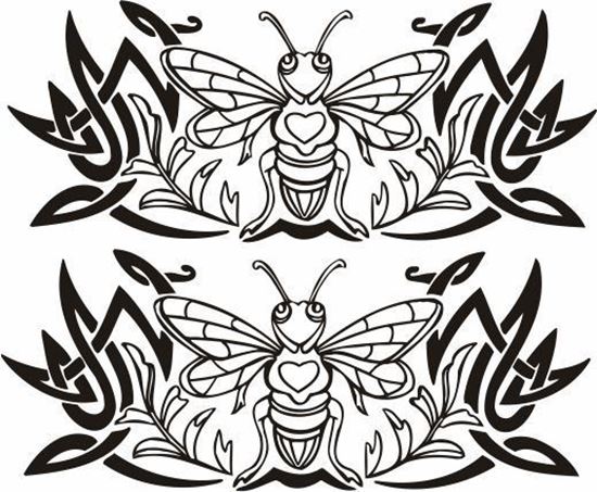 Picture of Tribal Design panel Stickers / Decals