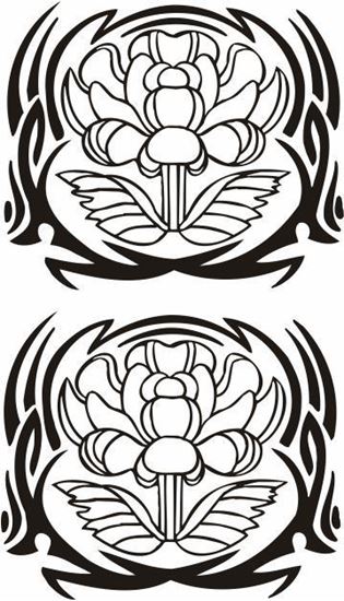 Picture of Tribal Design panel Stickers / Decals