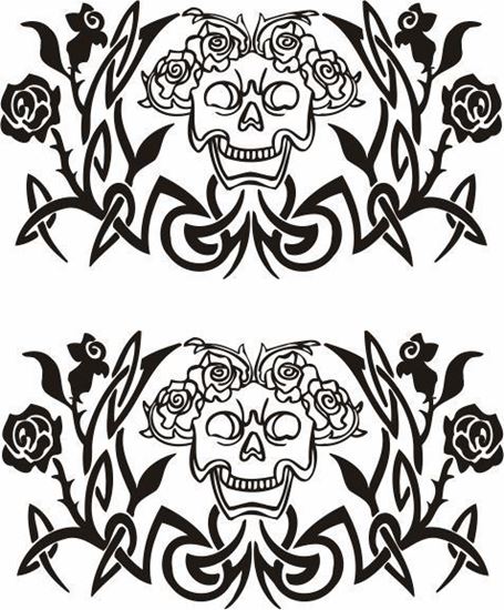 Picture of Tribal Design panel Stickers / Decals