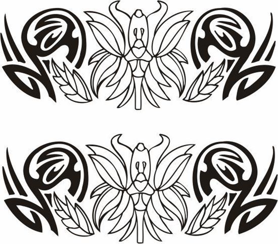 Picture of Tribal Design panel Stickers / Decals