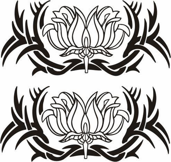 Picture of Tribal Design panel Stickers / Decals