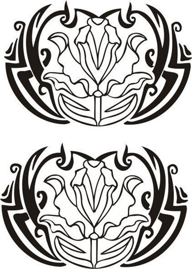 Picture of Tribal Design panel Stickers / Decals
