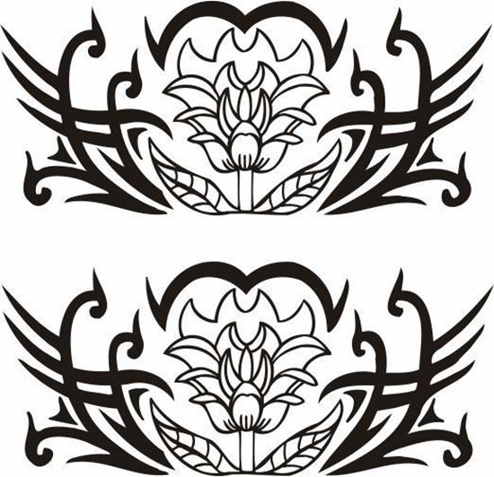 Picture of Tribal Design panel Stickers / Decals