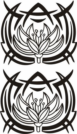 Picture of Tribal Design panel Stickers / Decals