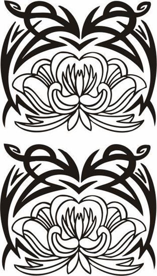 Picture of Tribal Design panel Stickers / Decals