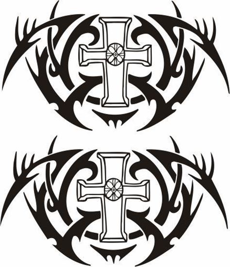 Picture of Tribal Design panel Stickers / Decals
