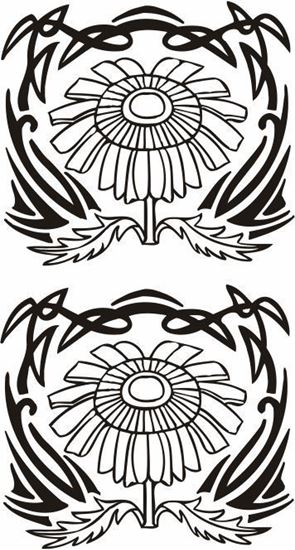 Picture of Tribal Design panel Stickers / Decals