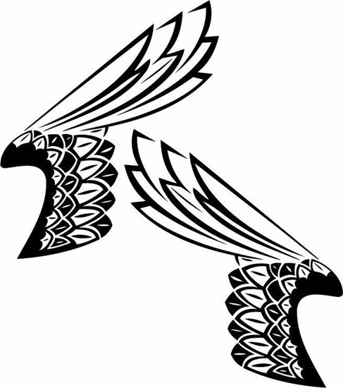 Picture of Handed Wing panel Stickers / Decals