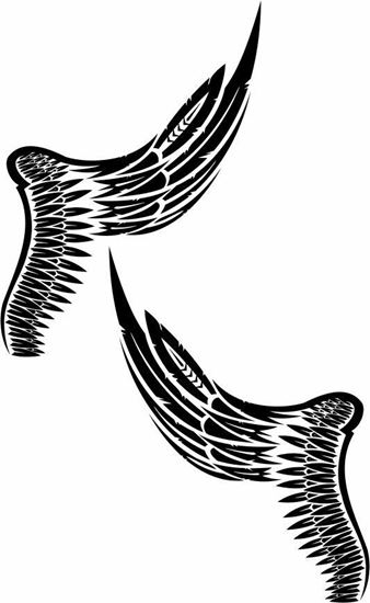 Picture of Handed Wing panel Stickers / Decals