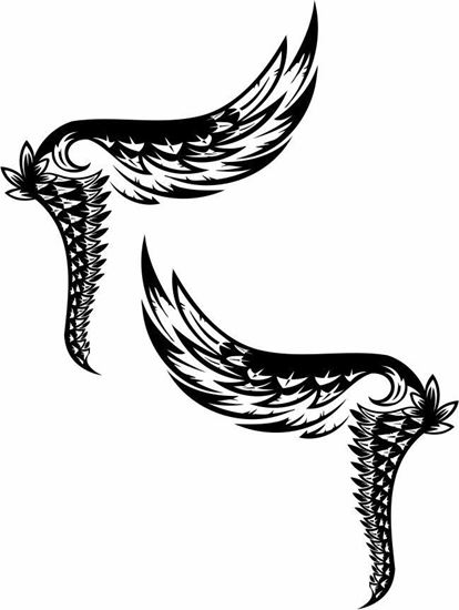 Picture of Handed Wing panel Stickers / Decals