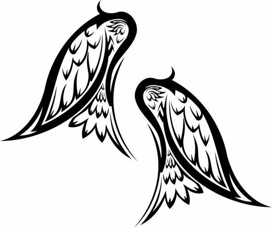 Picture of Handed Wing panel Stickers / Decals