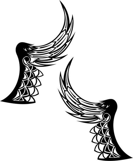 Picture of Handed Wing panel Stickers / Decals