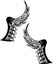 Picture of Handed Wing panel Stickers / Decals