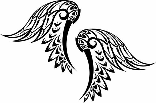 Picture of Handed Wing panel Stickers / Decals