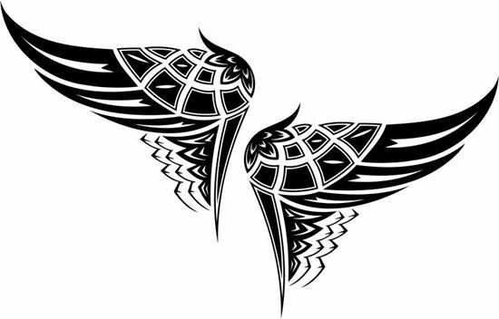 Picture of Handed Wing panel Stickers / Decals