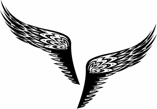 Picture of Handed Wing panel Stickers / Decals