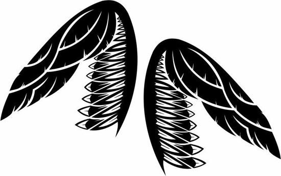 Picture of Handed Wing panel Stickers / Decals