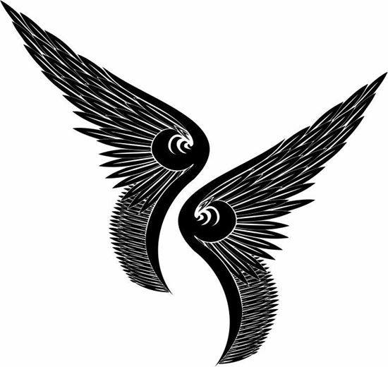 Picture of Handed Wing panel Stickers / Decals