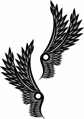 Picture of Handed Wing panel Stickers / Decals