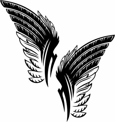 Picture of Handed Wing panel Stickers / Decals