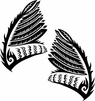 Picture of Handed Wing panel Stickers / Decals