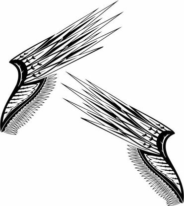 Picture of Handed Wing panel Stickers / Decals