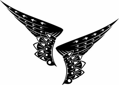 Picture of Handed Wing panel Stickers / Decals
