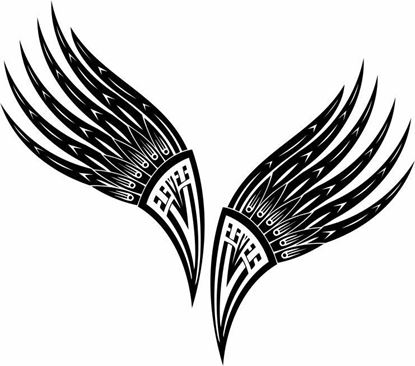 Picture of Handed Wing panel Stickers / Decals