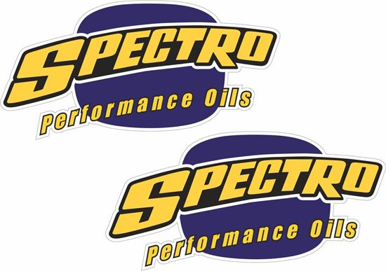 Picture of "Spectro Oils"  Track and street race sponsor Decals / Stickers